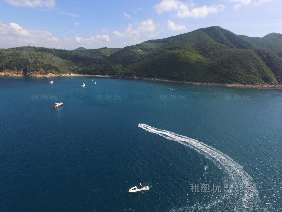 三亞旅游游艇租賃，三亞港至三亞角航線